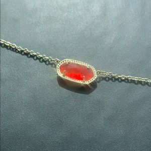 Ruby Elisa Kendra Scott Necklace